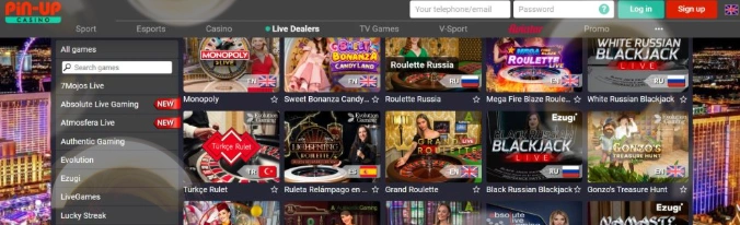 Casino Online en Pin-Up Bolivia | Juegos, Ruleta y Tragamonedas con Premios Reales